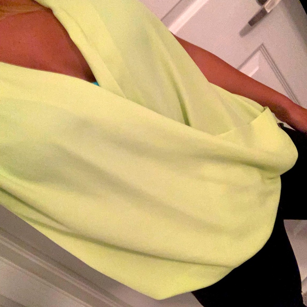 GUESS lime green top- size Medium